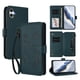 thumbnail image 1 of Funda Cartera Mariposa para [Samsung Galaxy A06/A07 4G/5G] con Soporte y Cremallera Verde oscuro, 1 of 6