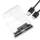 thumbnail image 1 of Caja de disco duro externo de 2,5 pulgadas Caja 5 USB 3.1 , Claro, 1 of 5