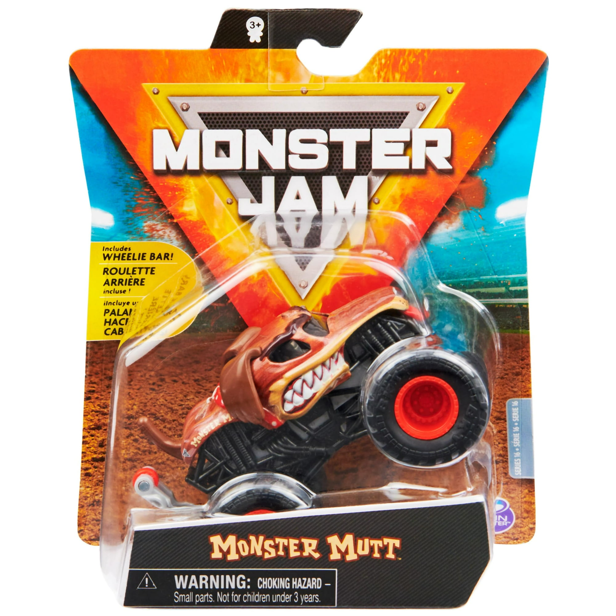 Vehículo Fundido Monster Jam Monster Mutt A Escala 1:64