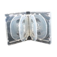 Magideal - Estuche Para Cd, Soporte Para Discos, A Prueba De Polvo, Evita Arañazos, Organizador Portátil Para Cd, Ideal Para Películas, Coches, Regalos Únicos Pa Blanco