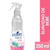 Aromatizante Tela Líquido Suavida De Bebé Frasco 250 Ml Poett
