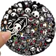 thumbnail image 2 of Set Stickers calcomonias Animalitos corazon skull black love, 2 of 6