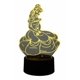 thumbnail image 2 of Lampara Ilusion 3d Bella De 7 Colores Base Touch, 2 of 6