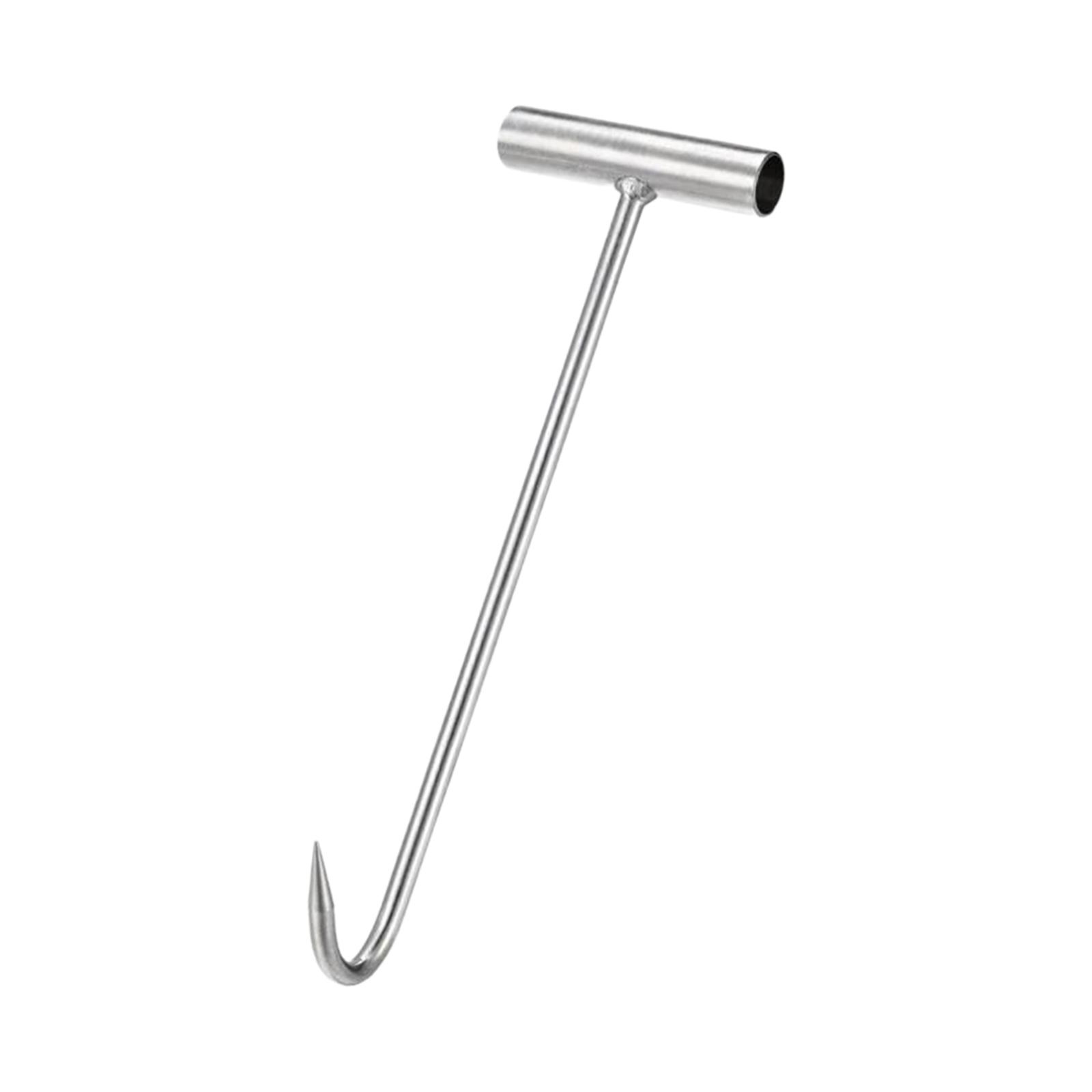 Magideal - Herramienta De Gancho Para Boca De Acceso Ganchos De Elevación Versátiles Tapas De Boca De Acceso Tapas De Desagüe Puertas Enrollables Gancho De Eleva 40Cm