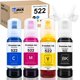 thumbnail image 1 of Kit de botellas de recarga de tinta para impresoras Jack T522 para Epson Supertank, 1 of 8