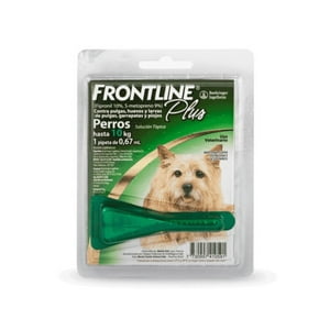 Frontline - Pipeta Para Perros Hasta 10 Kg Plus 0,67 Ml