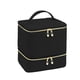 thumbnail image 3 of Bolsa de almacenamiento portátil para esmalte de uñas, caja de almacenamiento de viaje resistente para esmalte de uñas, Estuche de transporte de esmal negro, 3 of 5