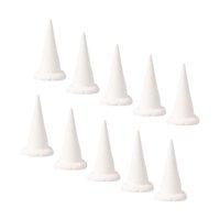 Magideal - 10 Uds. Soporte De Cerámica Refractaria Para Uñas, Accesorios De Arcilla, Soporte De Cocción De Arcilla Portátil De Alúmina Para Amantes De La Cerámic Pequeño