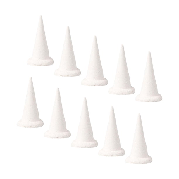 10 Uds. Soporte de cerámica refractaria para uñas, accesorios de arcilla, soporte de cocción de arcilla portátil de alúmina para amantes de la cerámic Pequeño