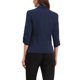 thumbnail image 3 of BLAZER DE SOLAPA INSPIRADOR CHIC para Mujer, Mangas 3/4, Bolsillo, Botón Único, Traje de Trabajo XL Azul Real, 3 of 6