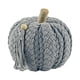 thumbnail image 3 of Cosecha De Oto?o Calabaza Tejida A Mano Hogar Pantalla Cena Mesa Calabazas Artificiales Gris, 3 of 5