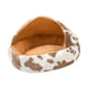 thumbnail image 4 of Casa Cálida Para Mascotas, Tienda Para Perros, Suave, Lavable A Mano O A Máquina, Cueva, Cama Para Gatos, Café, 50cm X 50cm, 4 of 5