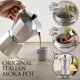thumbnail image 3 of Cafetera cubana Moka Pot Mixpresso para 9 tazas, cuerpo de aluminio, 3 of 9