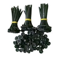 Magideal - Bridas Multifuncionales Para Cables, Clips De Fijación Para Guardabarros, Sujetadores De Paneles De Coche Para Uso Diario, Reparación De Automóviles, 100 Piezas