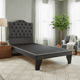 thumbnail image 1 of Cama 1,5 Plazas Ovalado, Incluye Base Y Respaldo Negro, 1 of 3