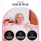 thumbnail image 4 of Alfombra de baño con burbujas SereneLife, portátil, spa, con LED, color rosa claro, 4 of 7