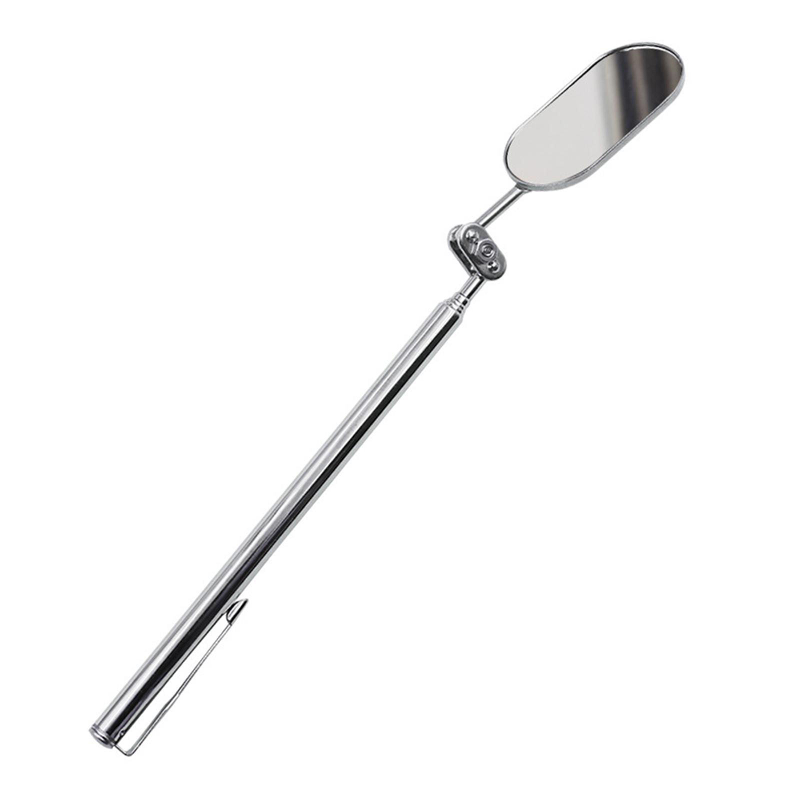 Ioensy - Espejo De Inspección Telescópico Espejo Mecánico De Metal Multiusos Giratorio 360