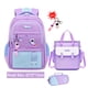 thumbnail image 1 of NEW Nylon Backpack Child Girl Boy Cartoon Back Bag Elementary Student School Bags Set Waterproof Lightweight Kids Book Bag, 1 of 3