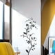thumbnail image 1 of 1Pc Flowers Wall Sticker, Self-Adhesive Black Floral Peel & Stick Wall Decor Art Decals, For Home Bedroom Living Room Decor (35.4*11.8in), 1 of 2