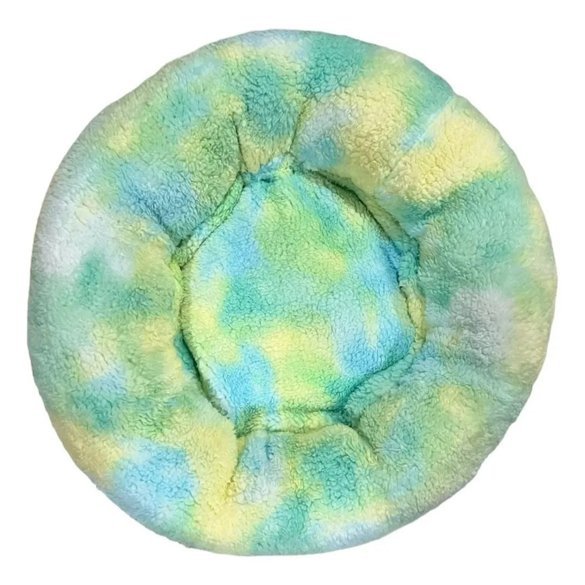 Center Web - Cama Mascota Antiestres Perro Gato De 50 Cms Ultrasuave Verde