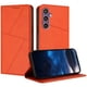 thumbnail image 1 of Funda Cartera Magnética para Samsung Galaxy S23 FE Protección Antichoque con Ranuras Naranja, 1 of 6