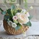 thumbnail image 3 of Xiao Hua Canasta de Flores de Mano con Tejido de Enredadera, Canasta para Maceta de Regalo de Boda, Decoración Del Hogar, Canasta de Almacenamiento para Maceta Tejida a Mano, Canasta para Niño de, 3 of 4