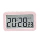 thumbnail image 5 of Reloj digital Relojes de cabecera Pantalla 12/24H Relojes de escritorio fáciles Relojes de mesa de escritorio para decoración del hogar Dormitorio , rosa, 5 of 5