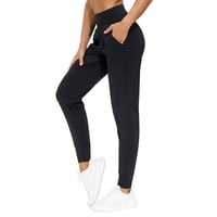 Pantalones Deportivos The Gym People Para Mujer, Con Forma Cónica, Color Negro