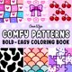 thumbnail image 1 of Libro de colorear Coco Wyo Comfy Patterns para adultos y niños, 1 of 7