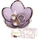 thumbnail image 1 of Plato Joyero Binoster Flor Morada Vidrio 9 cm, 1 of 3