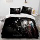 thumbnail image 1 of Lost ARK Game Gamer Cartoon Comforter Bedding Set,Duvet Cover Bed Set Quilt Cover Pillowcase,Bedding Set Kids Bed Sheets, 1 of 5