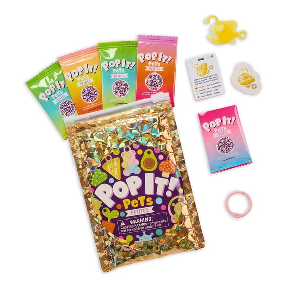 Mini juguete sensorial Fidget Pop It! Segunda temporada de Pets Petites