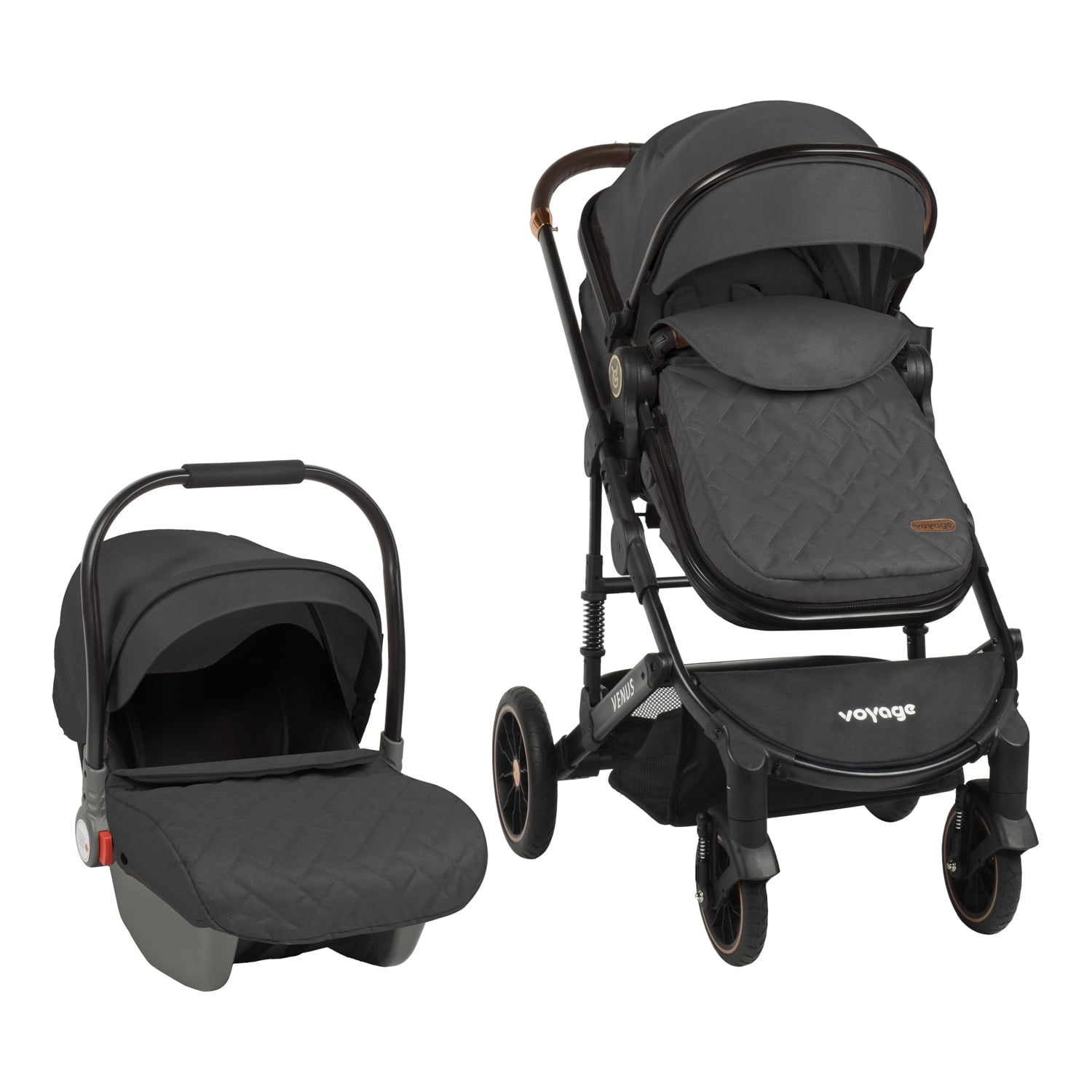Voyage - Coche Travel System Venus Black 2 En 1