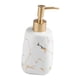 thumbnail image 3 of Dispensador De Jabón Reutilizable Con Capacidad Para 350 Ml De Bomba De Mano Líquida Botella Marmoleada Blanca, 3 of 5