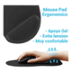 thumbnail image 2 of Mouse Pad Multilaser ac024 Reposa Muñecas Gel Negro, 2 of 3