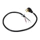 thumbnail image 1 of Cable de alimentación Whirlpool PT600L, 30 amperios, 4 clavijas, 1,8 m, negro, 1 of 6