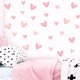 thumbnail image 2 of Pegatinas de Pared Yotdmk 80 piezas Corazones Rosa PVC, 2 of 5