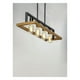 thumbnail image 3 of Lampara Colgante De Madera Y Metal 4 Focos Diseño Cuadrado, 3 of 3