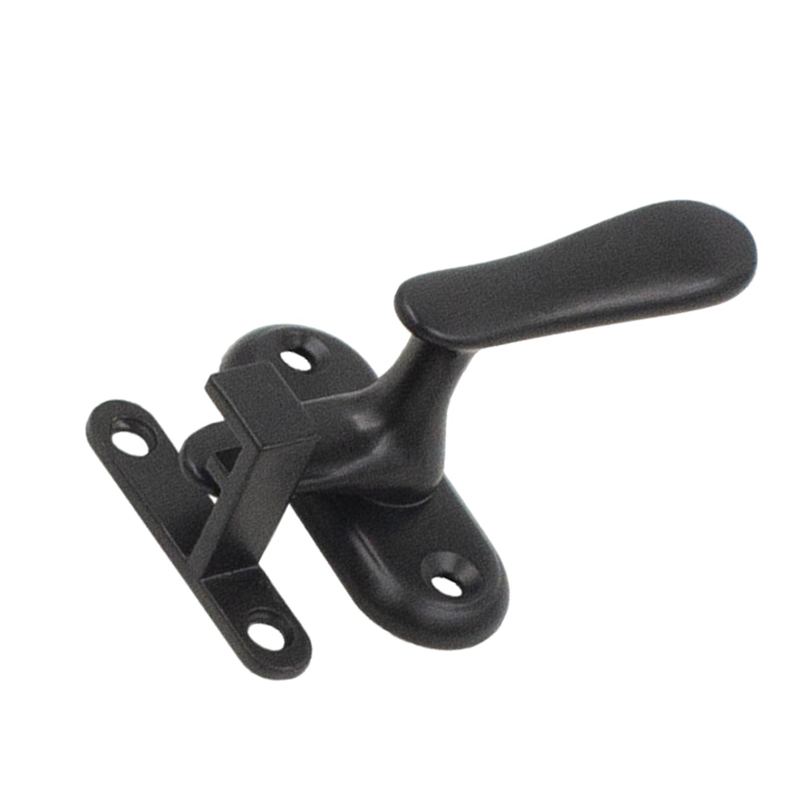 Bothyi - Cerradura Para Puerta De Granero, De Acero Inoxidable, Color Negro, Grande