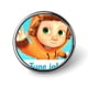 thumbnail image 1 of Dave y Ava-Theme Round Button Badge: Premium Metal Construction, Ideal for High-End Events 2.8 cm, 1 of 6