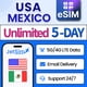 thumbnail image 1 of Plan De Datos Ilimitado Esim Usa México Por 5 Días, 1 of 4
