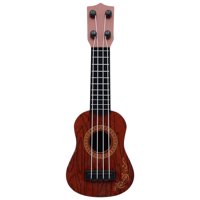 Bothyi - Juguetes De Guitarra Juguetes Educativos 4 Cuerdas Niños Jugar Guitarra Música Guitarra Marrón