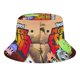 thumbnail image 5 of Isla Misteriosa de Angry Birds Sombrero bucket para adultos, gorra de protección solar, sombrero de pescador plegable para viajes al aire libre, pesca y actividades de verano, 5 of 6