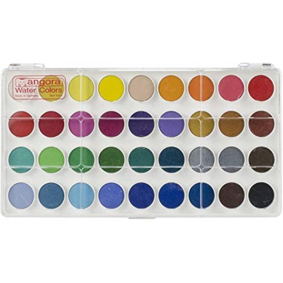 Set de acuarelas Talens Angora de 36 colores, no tóxico