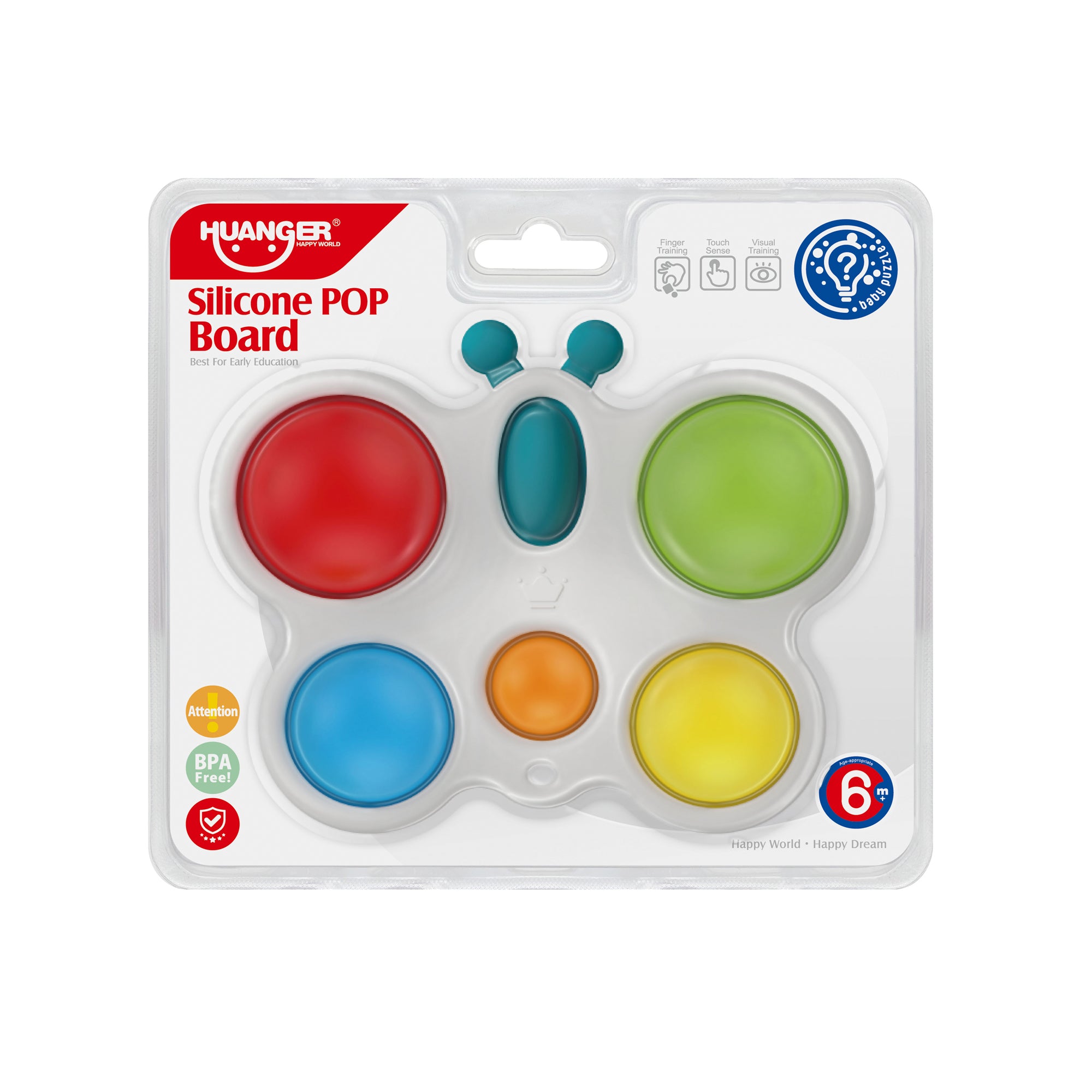 Tablero Apretable Silicona Mariposa - Huanger