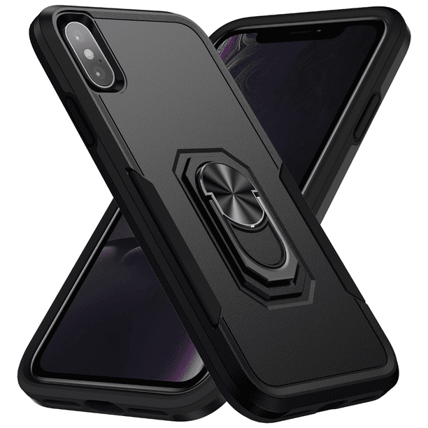 Fashion Heavy Duty Protective Cover Durable Shockproof Case With Ring For IPhone XR / IPhone XS MAX / IPhone X / XS