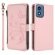 thumbnail image 2 of Funda Cartera Mariposa para [Motorola Moto G Play 2024 4G] con Soporte y Cremallera Rosa, 2 of 6