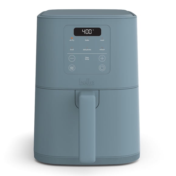 Air Fryer BELLA de 4 cuartos de galón, delgada, se adapta a cualquier lugar, utensilios de cocina Surf, 1,5 kg