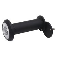 Magideal - Mirilla Para Puerta Ojo Mágico Con Lente Ancha Visor De Aleación Y Espía Residencial Estructura Metálica Robusta Con Visión Panorámica Adecuado Para 45 A 75 Mm Negro