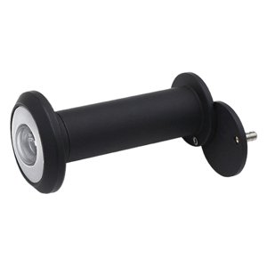 Magideal - Mirilla Para Puerta Ojo Mágico Con Lente Ancha Visor De Aleación Y Espía Residencial Estructura Metálica Robusta Con Visión Panorámica Adecuado Para 45 A 75 Mm Negro